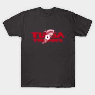 Defunct Tulsa Tornados Soccer 1985 T-Shirt